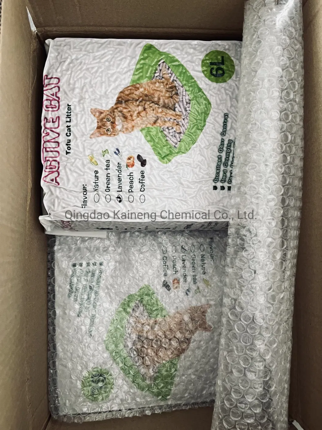 Cat Litter/Clumping Cat Litter/ 100%Flushable & Natural Tofu Cat Litter/Pet Accessories