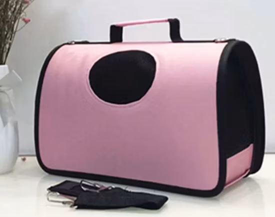 Bolsa transportadora para cães em tecido oxford de cor sólida, produto para animais de estimação