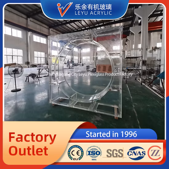 A produção do aquário da categoria uma do tempo moldou o costume acrílico 20 do aquário