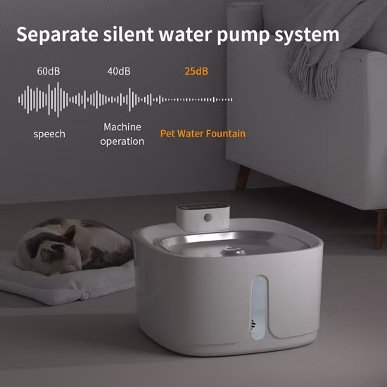 Alimentador automático inteligente para animais de estimação com tela de toque por atacado de 4,2 litros