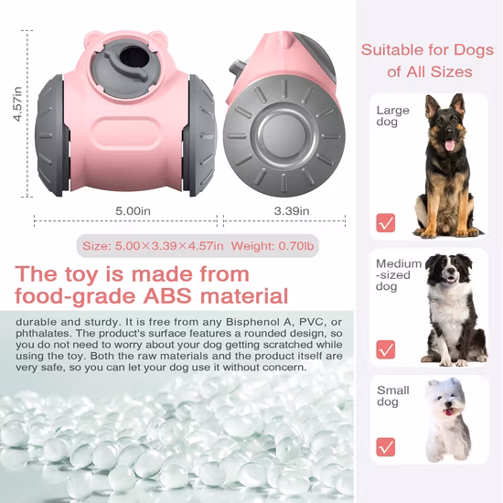 Alimentador de alimentos para animais de estimação, brinquedo educacional, gato, cachorro, exercício, equilíbrio, carro, vazamento de comida